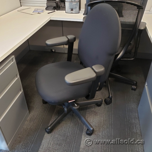 Black Fabric Steelcase Turnstone Office Chair Allsold.ca Buy & Sell